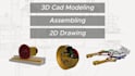 do professional 3d models, assemblies and drawings, mechanical engineering