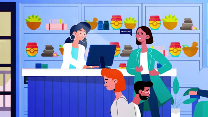 create 2d explainer video or animated marketing video for sales