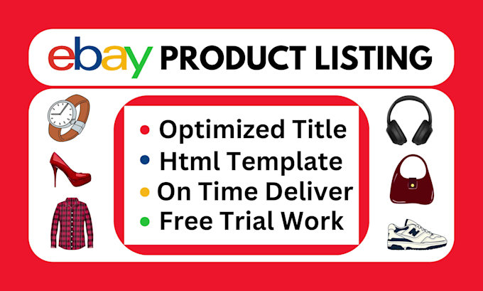 do ebay listing, ebay product listing, ebay SEO listing, ebay lister
