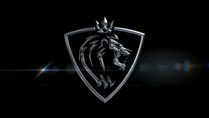 create a professional custom 3d logo animation