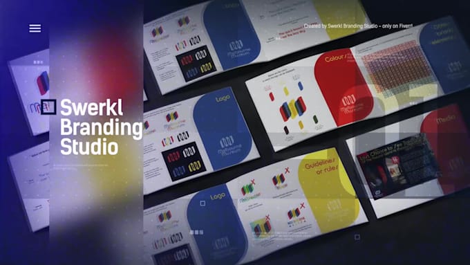 design a brand book, a brand style guide