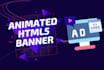 design animated HTML5 banner ads