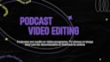 edit your podcast video, multicam editing, sound design