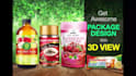 design product packaging box, label design, pouch design