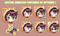create custom pngtuber live2d vtuber giftuber anime manga chibi streaming avatar