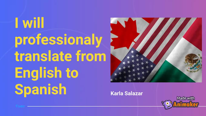 Professionally Translate English Into Spanish By Karla salazar Fiverr