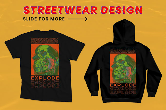 make awesome graphic tshirt design for streetwear apparel