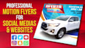 make social media video ads for facebook, instagram, website