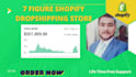 create passive income shopify dropshipping store or shopify website