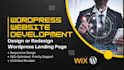 do wordpress website development, design or redesign wordpress landing page