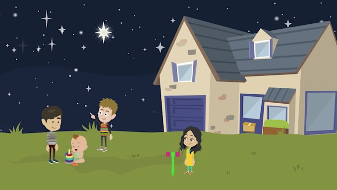 create attractive children book animation, videobook, kids 2d animation video