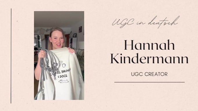 create professional authentic ugc videos in german, deutsch