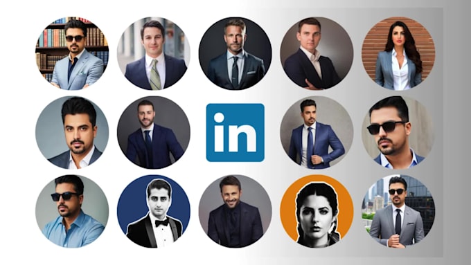 design avatar dp or profile pic for linkedin or ai headshot