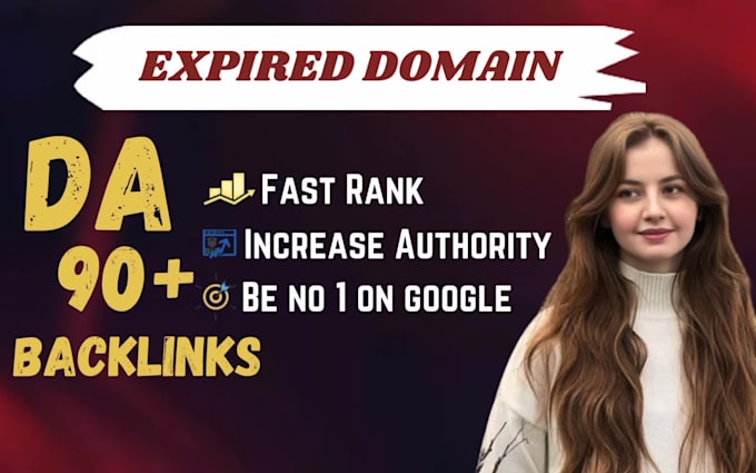premium expired domain research backlink from da 90 site