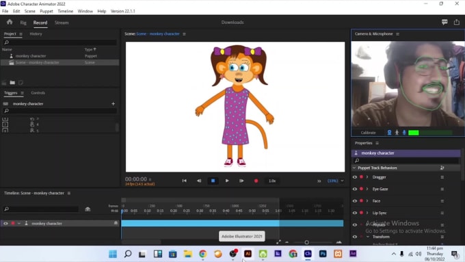 Create puppet for adobe character animator by Asifal887 | Fiverr