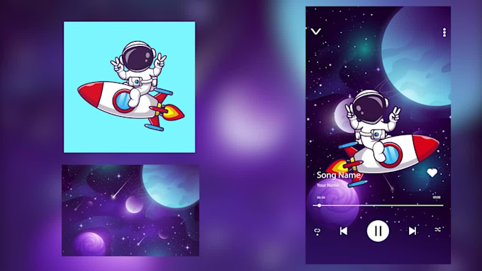 animate your album cover art for spotify canvas
