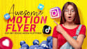 animate awesome motion graphics flyer for banner ads