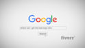 new 3d google search logo reveal SEO promo animation intro