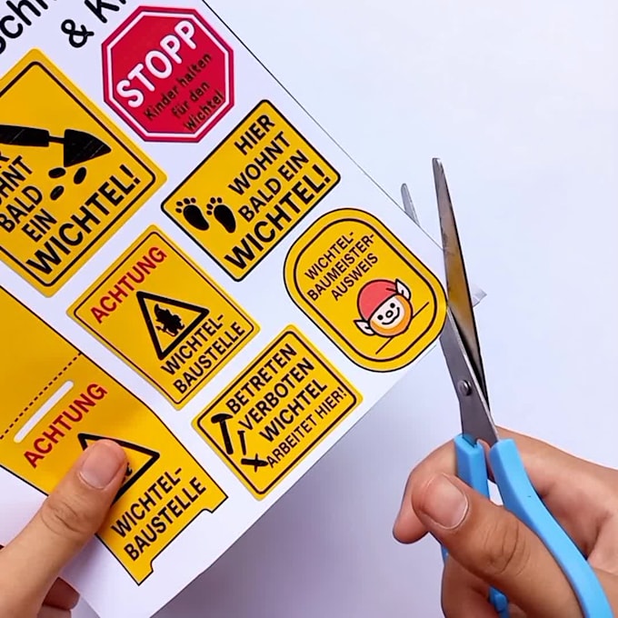 create printable cut and assemble activity videos