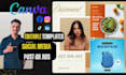 create canva templates social media posts ads poster design
