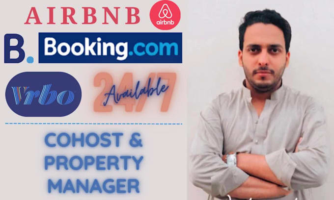be airbnb, vrbo property manager, customer services, cohost, real estate VA