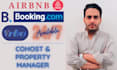be airbnb, vrbo property manager, customer services, cohost, real estate VA