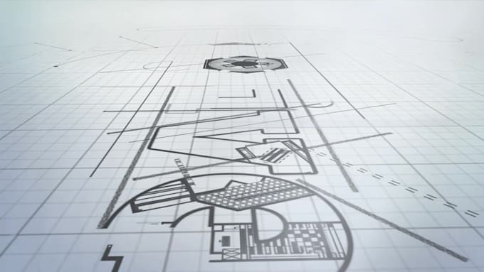 create professional architecture logo intro