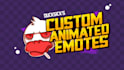 create snazzy animated gif emotes for twitch, kick discord