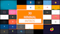 create minimal style intro
