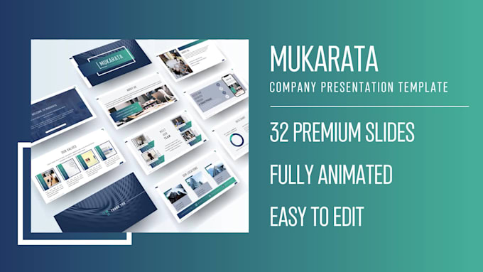 make a professional, nice look and modern powerpoint