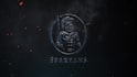 create cinematic dark metallic logo animation intro in 4k