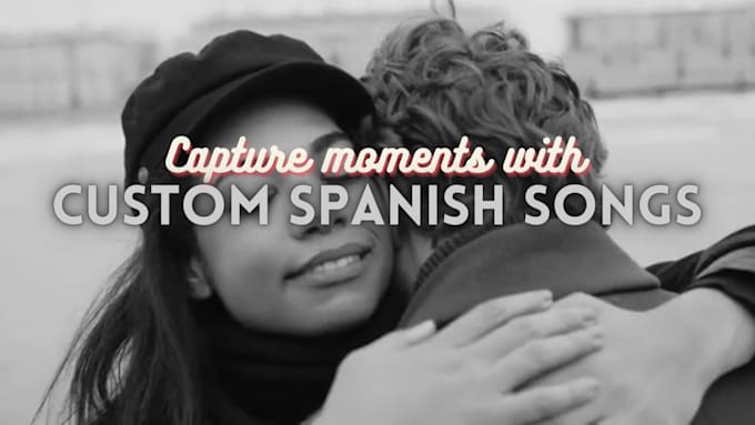 write and make a custom song in spanish