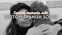 write and make a custom song in spanish