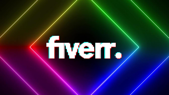 do unique vj loop dj visuals logo animation