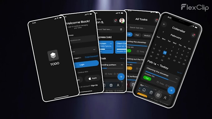 design a transport mobile app UI UX in figma