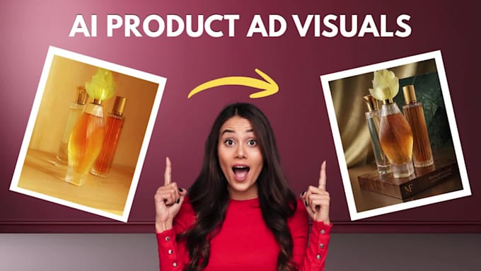 create luxury product ads, visuals from your photo using ai