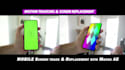 do mobile green screen tracking and replacement