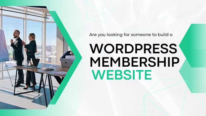 build a wordpress membership website or subscription website