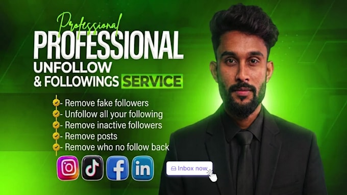 manually unfollow instagram followings