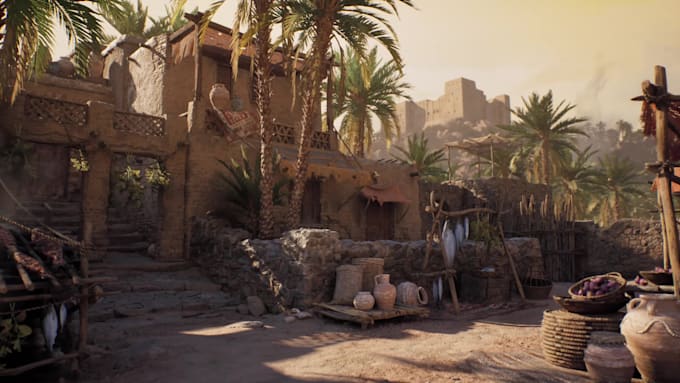 design realistic 3d game environment, level design, open world map in unity ue5