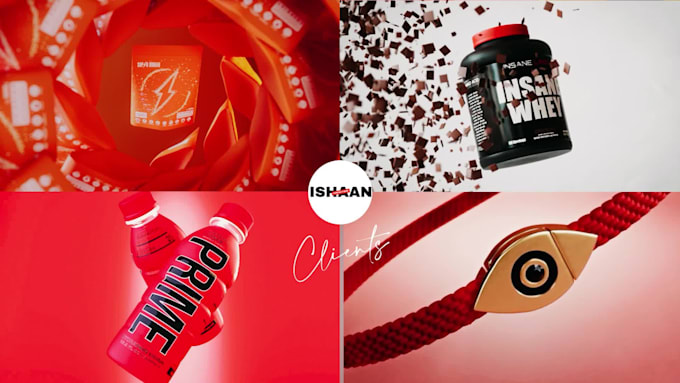 create a cinematic 3d product commercial video for ecommerce and brand launches