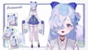 design v tuber model, v tuber anime v tuber commission live2d rigging for stream