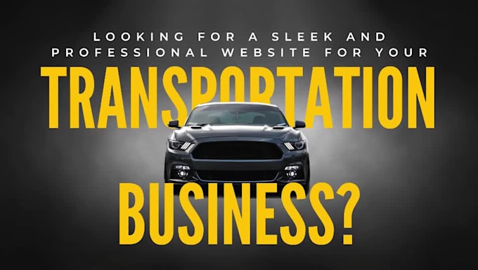 build a chauffeur website, limousine or taxi booking website