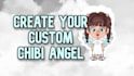 draw a custom cute kawaii chibi angel characters