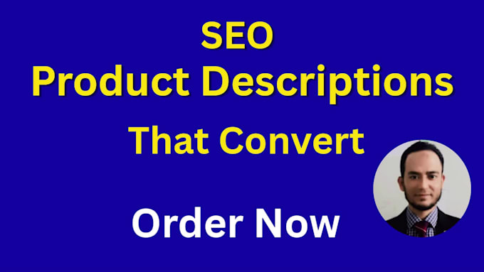 write SEO product descriptions that convert