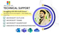 fix teams, exchange, onedrive and sharepoint site issues