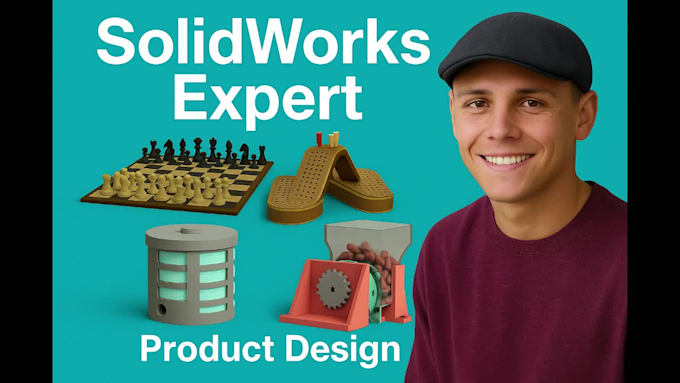 View of Create 3d cad models and manufacturing ready technical ... - Fiverr