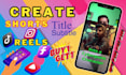 edit instagram reel yt short tik tok video