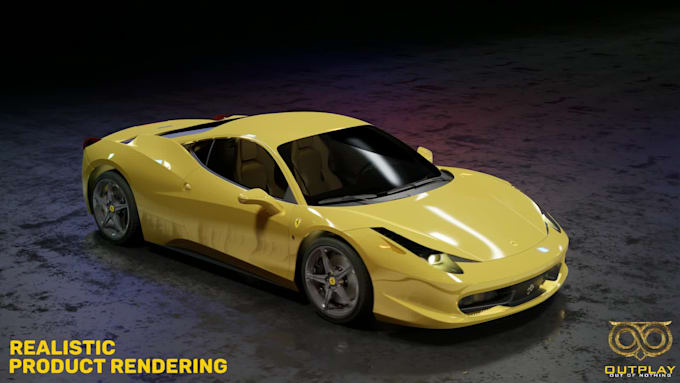 3d product rendering fast and realistic using unreal 5