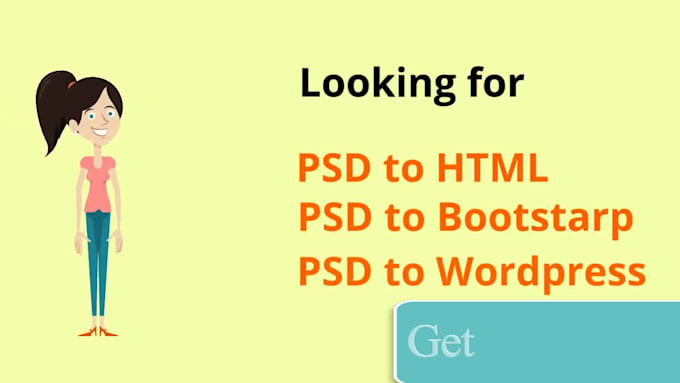 convert psd to html with bootstrap